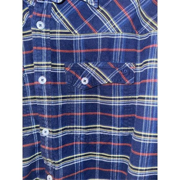 Men's Stio Heavy Weight Flannel XL Navy - Picture 3 of 7